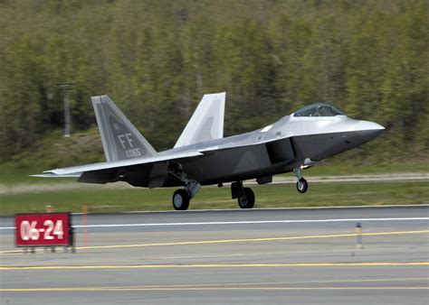 F 22s Arrive At Elmendorf For Exercise