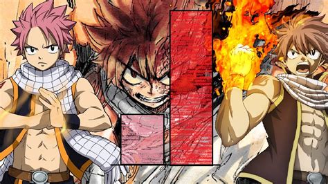 Dbzmacky Natsu Dragneel Power Levels Over The Years All