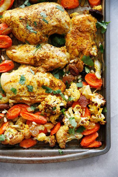 Sheet Pan Curry Chicken And Vegetables Lexis Clean Kitchen