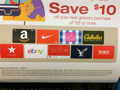 We did not find results for: $10 "Rebate" on $100 Ebay and Amazon Gift Cards at Safeway - Fishing4Deals