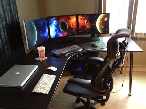 Imgur Post Imgur Office Setup Gaming Desk Desk