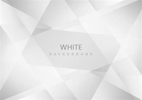 Abstract White And Gray Triangle Overlapping Layer Background Modern