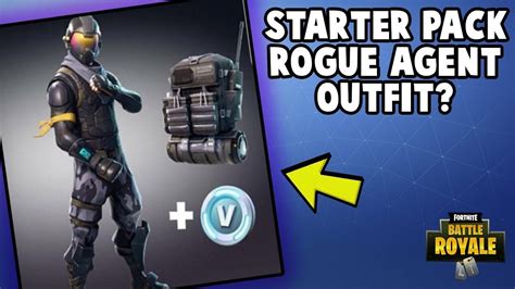 Fortnite Starter Pack Explained How To Get It And Rogue Agent Outfit