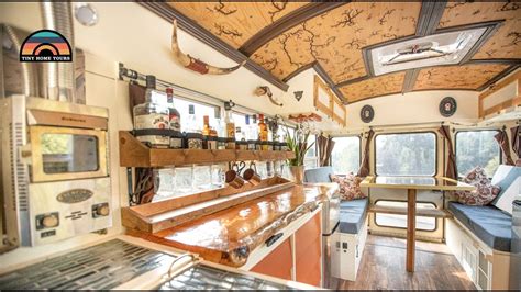 Gorgeous 12k Diy School Bus Conversion 24ft Tiny House On Wheels