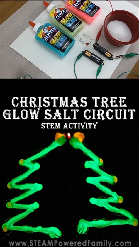 Christmas Salt Circuit Stem Build A Simple Circuit Christmas Tree