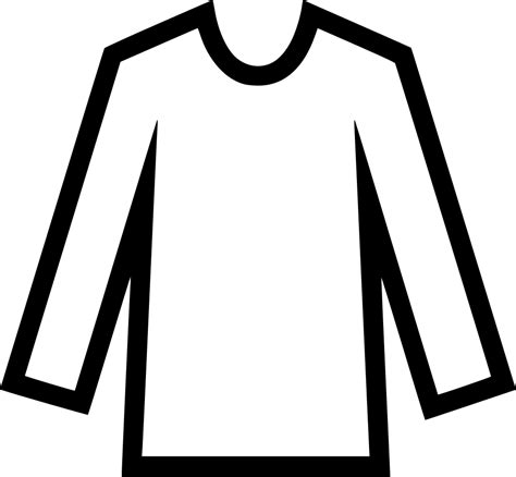 Long Sleeved Shirt Svg Png Icon Free Download 472679