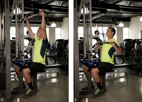 2 Upper Back Weight Training Pull Downs And Pull Ups