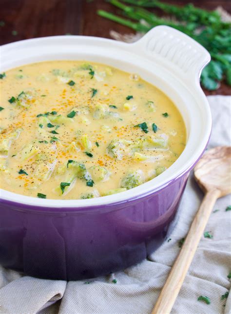 This cheesy favorite is ready in just 6 minutes. Vegan Broccoli Cheese Soup Recipe (Ready in 30 Minutes!)