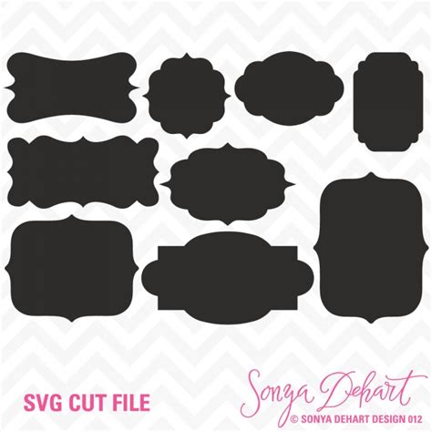 Get yours from +1,000 possibilities. Simple Labels SVG Cuttables