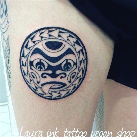 Maori Mask Calf Tattoo Best Tattoo Ideas Gallery