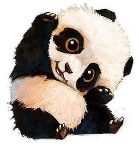 Panda Cub Chibi Kawaii 🐼freetoedit Cute Baby Panda