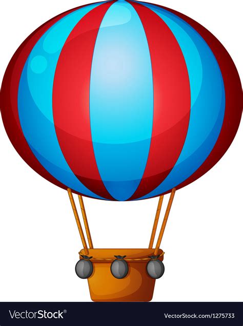 A Hot Air Balloon Royalty Free Vector Image Vectorstock