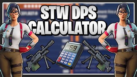 Our Custom Rangedmelee Weapon Dps Calculator For Fortnite Save The