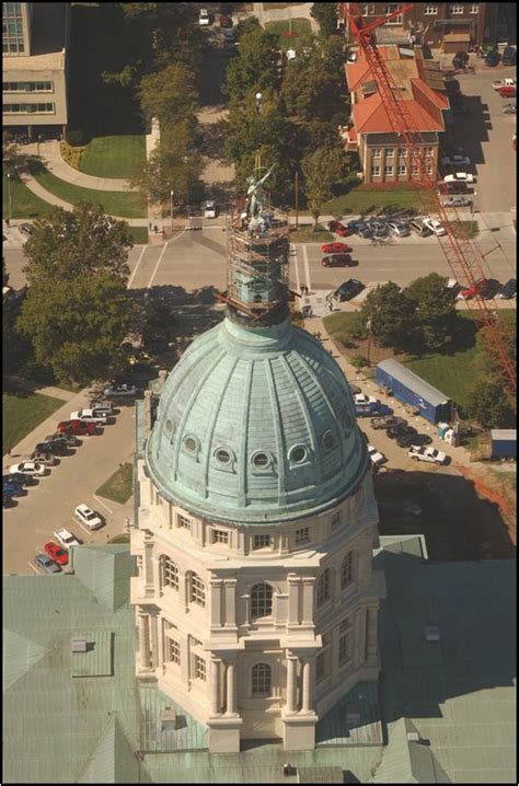 Kansas State Capitol Dome Evergreene