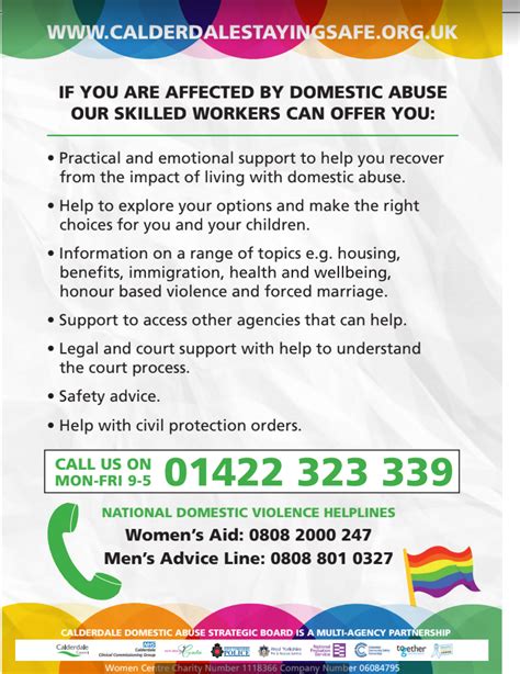 Calderdale Staying Safe Domestic Abuse Support Is Here For You