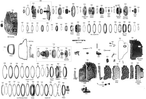 6t40 Transmission Parts Diagram Vista Transmission Parts