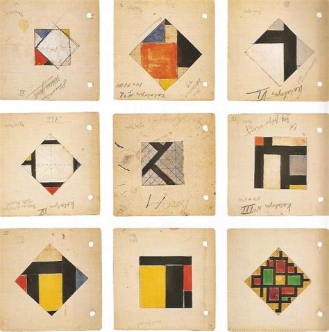 Theo Van Doesburg étude Pour Contre Composition 1924 27 Davos Piet