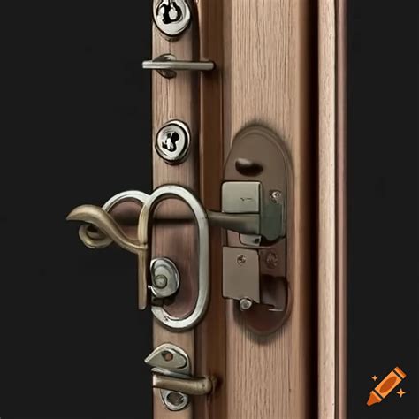 Close Up Of Intricate Door Locks
