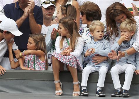 Just a few weeks after sharing this, they got married in an intimate wedding ceremony in roger's hometown of basel. Meet Roger Federer's adorable twins - Rediff.com Sports