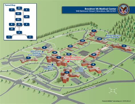 Brockton Va Campus Map