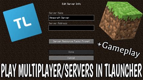 Server configuration when playing over the internet with another player using hamachi. How To Play Multiplayer & Servers On Minecraft Tlauncher ...