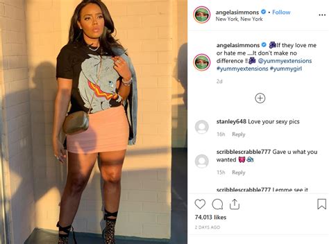 ‘sexy Like No Other Fans Gape Over Angela Simmons Sultry Photos