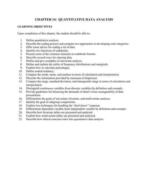 Examples of mixed methods procedures 1. chapter 14: quantitative data analysis