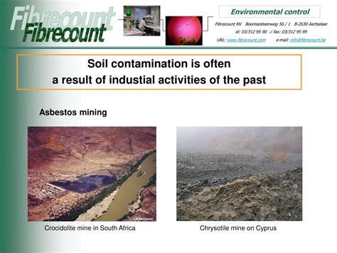 PPT - ASSESSING RISKS OF SOIL CONTAMINATED WITH ASBESTOS PowerPoint Presentation - ID:3346242