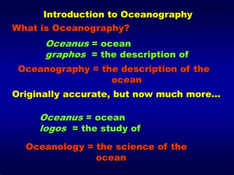 Ppt Introduction To Oceanography Powerpoint Presentation Free