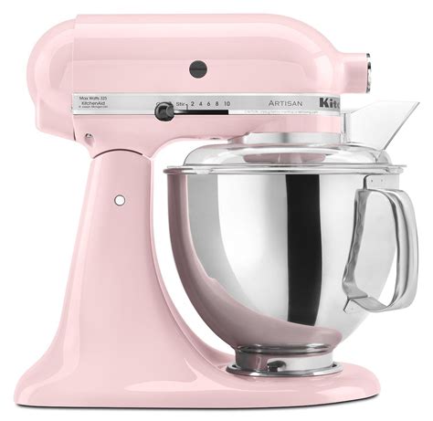 Pink Kitchenaid Artisan Series Stand Mixer With Pouring Shield Pink