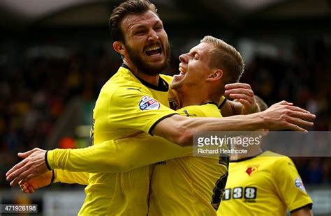 Matej Vydra Of Watford Celebrates Scoring His Teams First Goal With News Photo Getty Images