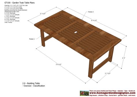 Free woodworking plans for outdoor furniture. home garden plans: GT100 - Garden Teak Tables ...