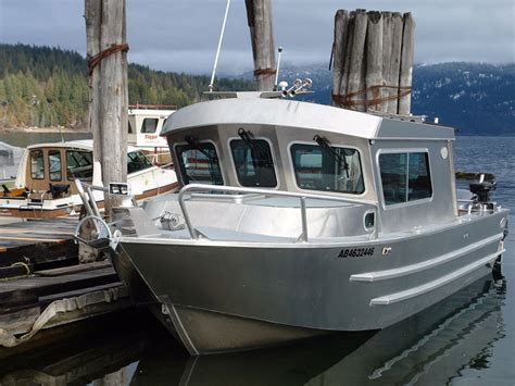The landing craft come as big as 32 feet. 25' Swiftsure XW - Aluminum Cabin Boat by Silver Streak Boats