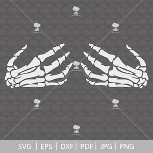Skeleton Boob Hands Svg Skeleton Hands Svg Svg Dxf Pdf Skeleton Svg Halloween Svg Bones