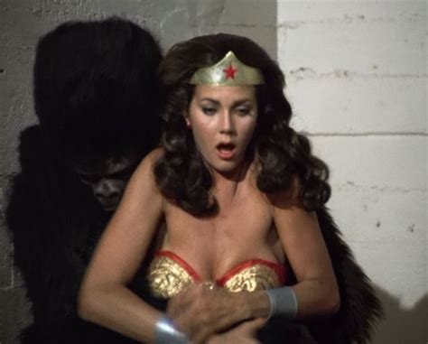 Wonder Woman Bearhugged By Gargantua By