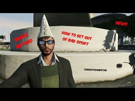 I used to be in bad sport back when online was first out, i contacted rockstar support cos my timer was stuck on 0, if you use the word bad sport in your message it will get a automatic reply that wont help you, best thing in my opinion is. GTA- Solo How To Get Out Of A Bad Sport Lobby - YouTube