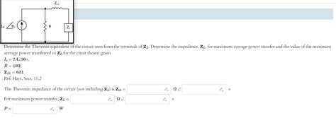 Solved Determine The Thevenin Equivalent Of The Circuit