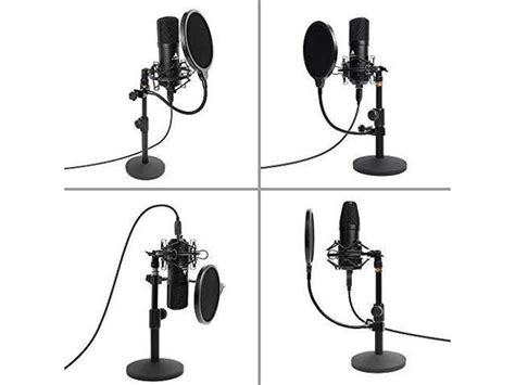 Usb Microphone Kit 192khz24bit Aua04t Pc Condenser Podcast Streaming