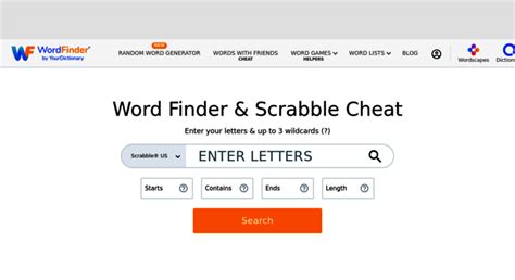 Scrabble Word Finder Words With