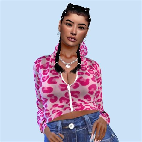 The Sims 4 Pink Lookbook Pink Jeans Fashion Sims 4