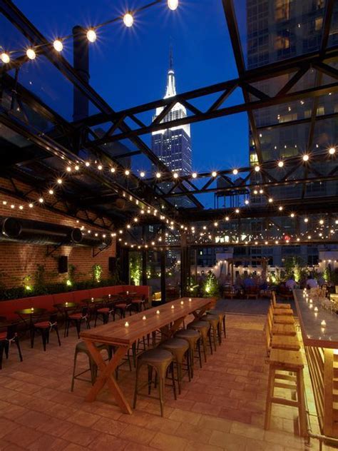 The Best Rooftop And Outdoor Bars In New York City Outdoor Restaurant