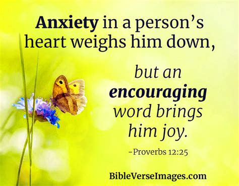 Bible Verse For Worry And Anxiety Proverbs 1225 Bible Verse Images
