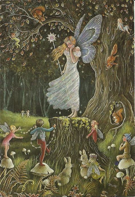 Jean And Ron Henry Queen Of The Fairies Fairy Art Fairy Paintings