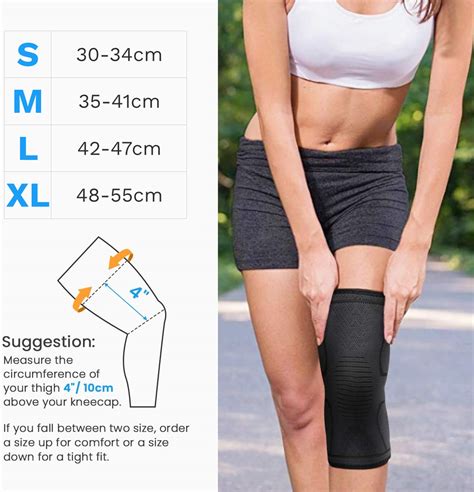2x Orange Compression Knee Sleeves Nuova Health