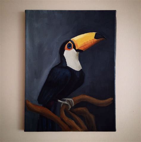 Toucan Painting Oil On Canvasart Картины Художественные идеи Уроки