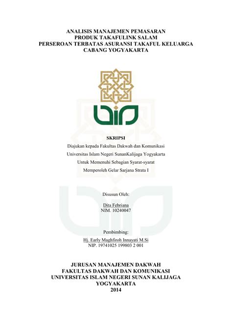 Awasome Contoh Skripsi Ekonomi Manajemen Pemasaran 2022 – Jago Office