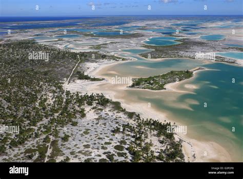 Aerial View Of Christmas Island Kiritimati Kiribati Stock Photo Alamy