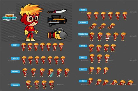 2d Game Character Sprites Game Character Sprite Free Game Assets