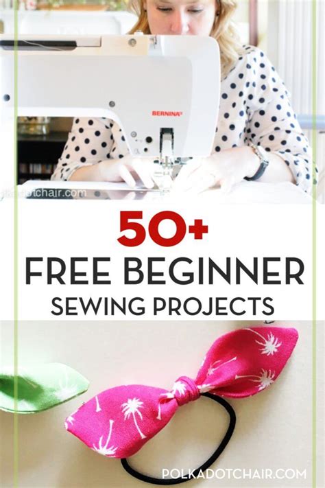 More Than 50 Fun Easy Beginner Sewing Projects Polka Dot Chair