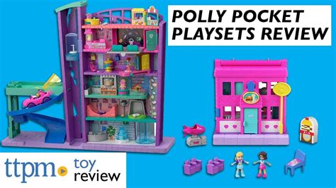 Polly Pocket Pollyville Mega Mall Playset Pollyville Diner And